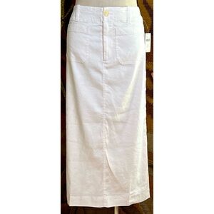 Anthropologie Colette White Maxi Skirt SP